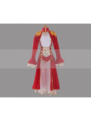 Saber Fate/EXTRA Nero Red Saber Cosplay Dress