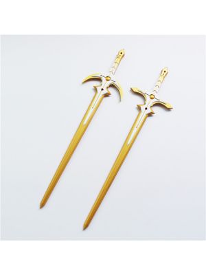 Genshin Impact Opening Cutscene Outlander Aether Lumine Sword Cosplay Prop Buy