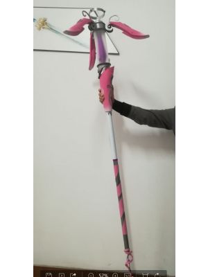 Overwatch BCRF Charity Event 2018 Mercy Skin Pink Cosplay Staff for Sale
