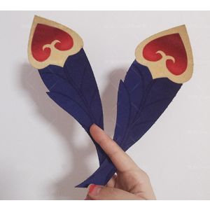 League of Legends LOL Sweetheart Xayah Feather Blades Cosplay Prop Buy
