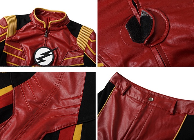CW The Flash Jesse Quick Trajectory Suit Cosplay
