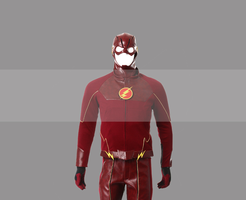 Barry Allen The Flash Suit Cosplay Costume