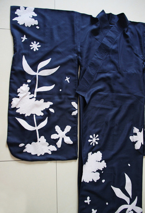Kalluto Zoldyck Blue Kimono Cosplay Costume