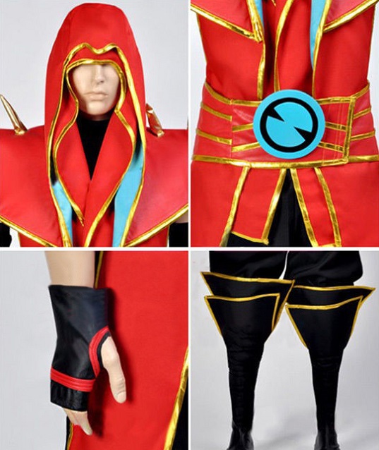 League of Legends Lee Sin Acolyte Skin Cosplay Outfit for Sale