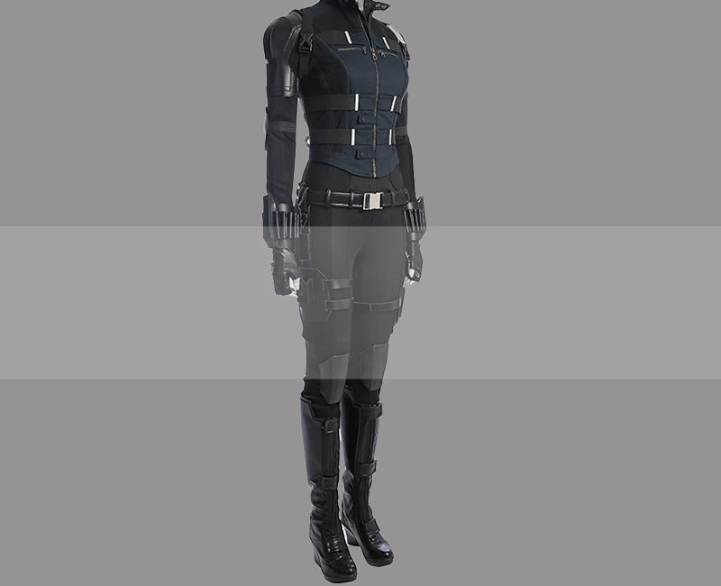 Avengers: Infinity War Natasha Romanoff Cosplay Black Widow Uniform for Sale