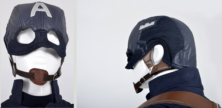Steven Rogers Captain America 2 SHIELD Uniform Cosplay Mask