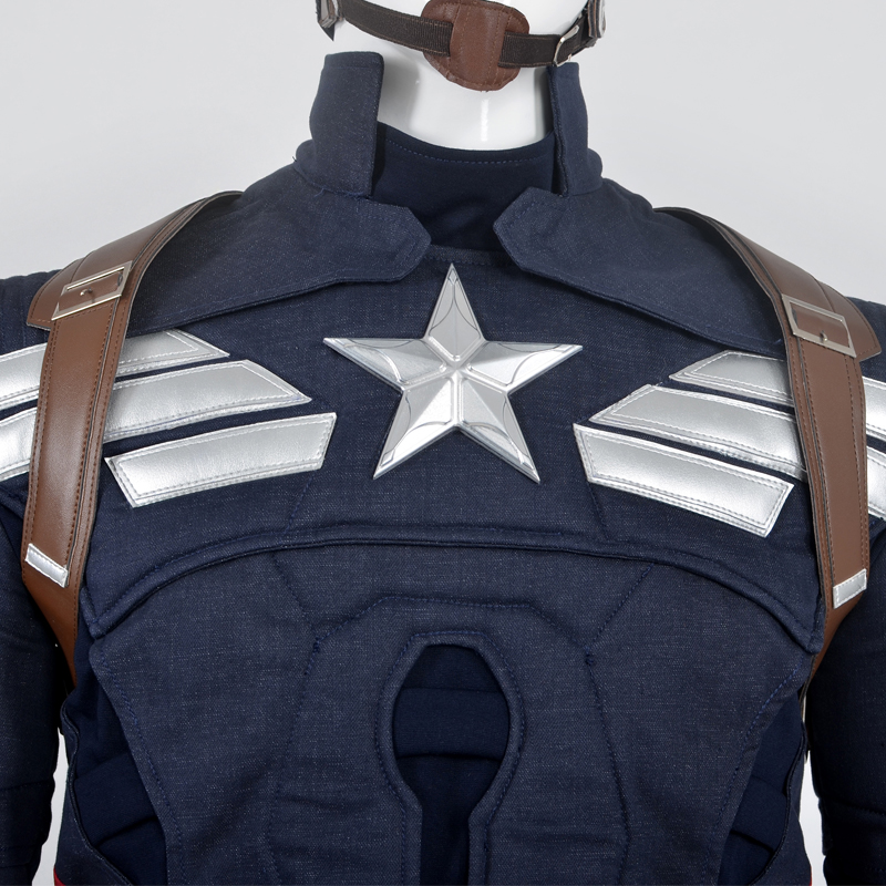Captain America Steven Rogers SHIELD Stealth Uniform Cosplay Costume