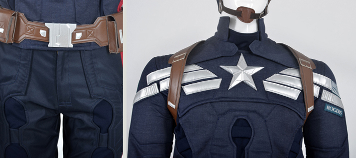 Steven Rogers Captain America 2 SHIELD Stealth Uniform Cosplay Costume Buy