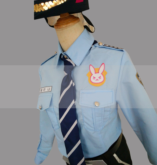 D.Va Skin Police Officer Cosplay