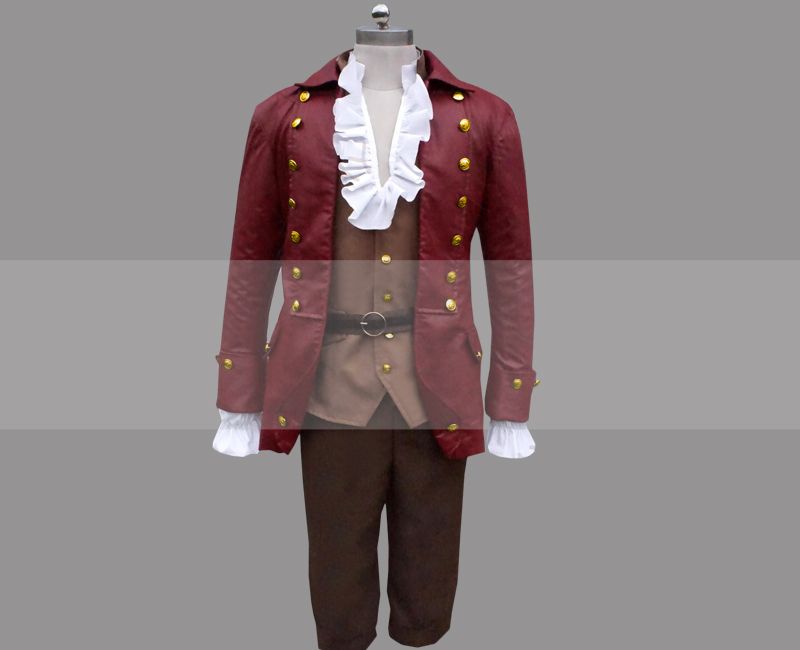 2017 Beauty and the Beast Gaston Cosplay Costume