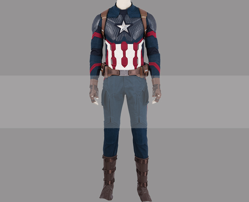 Avengers: Endgame Captain America Avengers IV Uniform Cosplay Costume