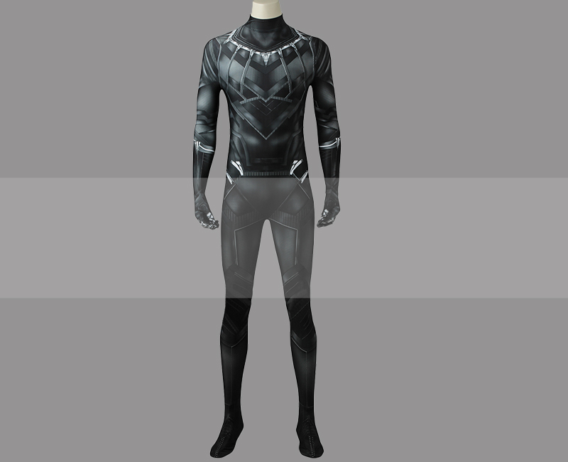 2018 Film Black Panther T'Challa Cosplay Black Panther Zentai Suit