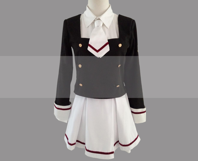 Clear Card Arc Sakura Kinomoto School Uniform Cosplay Costume for Sale