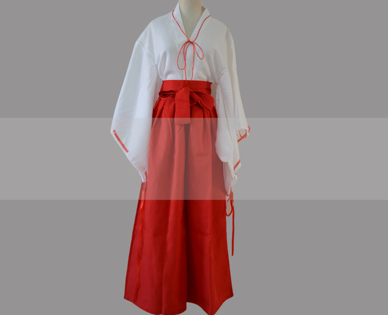 Customize InuYasha Kikyo Cosplay Costume for Sale