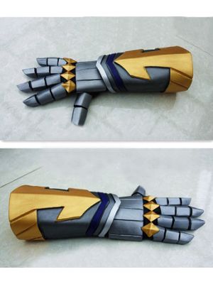 Customize League of Legends LOL Ace of Spades Ezreal Cosplay Left Arm Armor for Sale