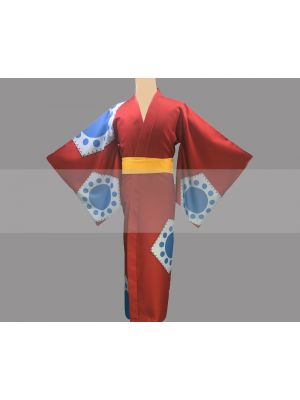 One Piece Luffy Wano Country Arc Cosplay Costume Yukata for Sale