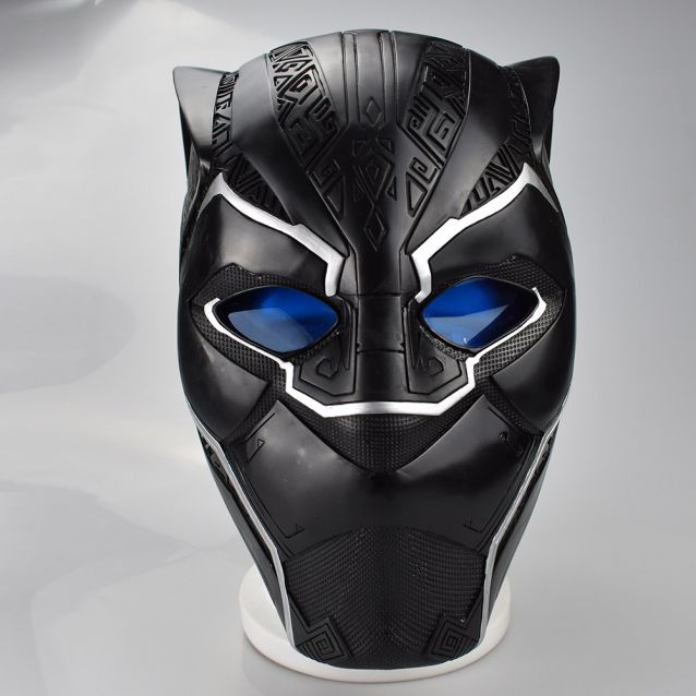 2018 Black Panther T'Challa New Black Panther Suit Helmet Cosplay Mask Buy