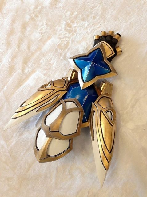 League of Legends LOL Star Guardian Ezreal Greaves+Goggles Cosplay Prop Costume