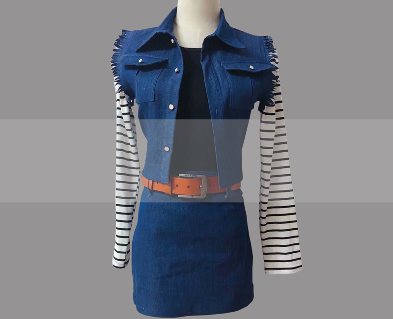 Dragon Ball Z Android 18 Cosplay Costume