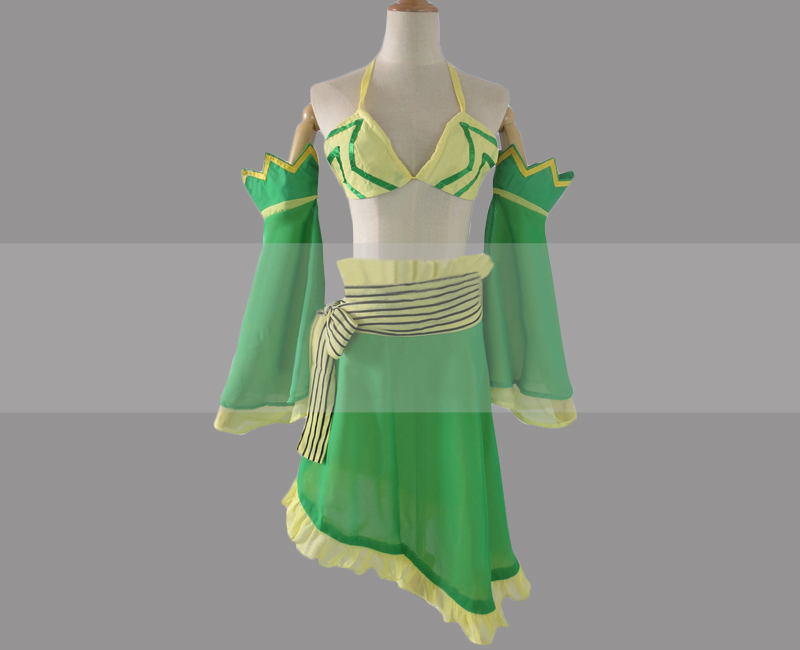 Fairy Tail Lucy Heartfilia Star Dress: Aquarius Form Cosplay Costume