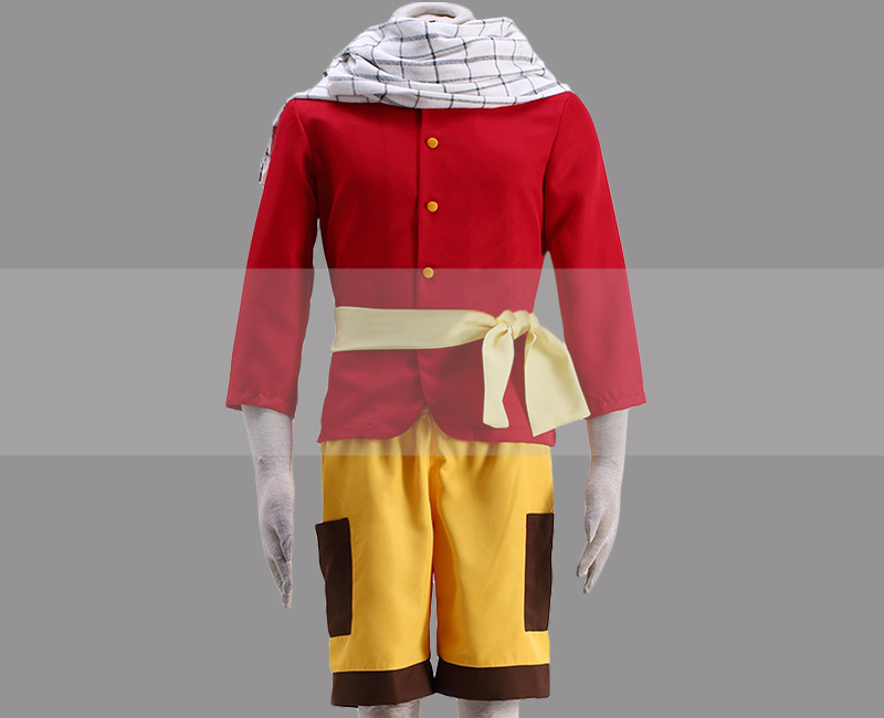 Fairy Tail Young Natsu Cosplay Costume