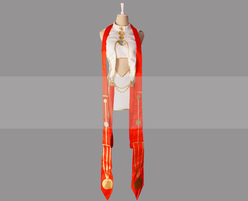 Fate/Grand Order Caster Irisviel Dress of Heaven Cosplay Costume