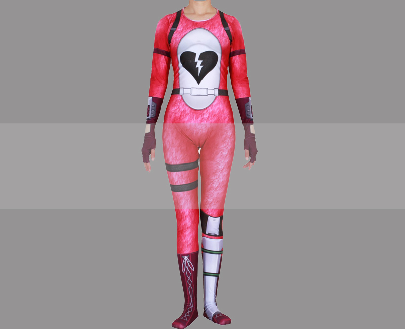 Fortnite Outfit Skin Cuddle Team Leader Cosplay Costume.
