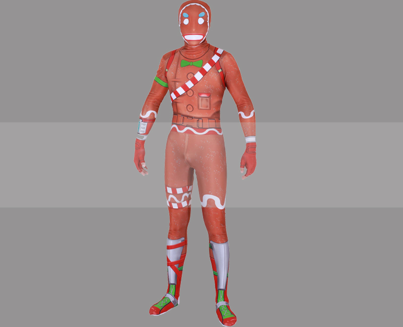 Fortnite Holiday Outfit Skin Merry Marauder Cosplay Costume