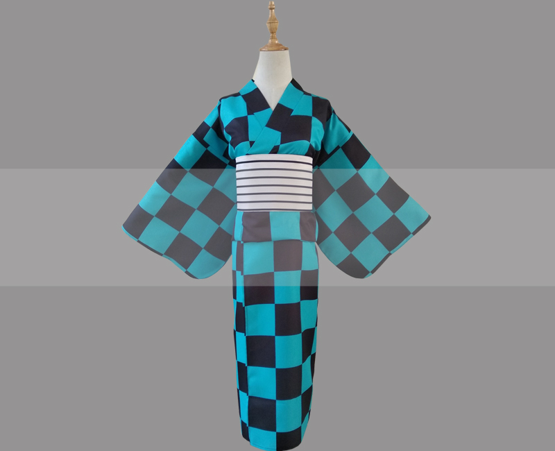 Kimetsu no Yaiba Tanjiro Kamado Yoshiwara Sumiko Kimono Cosplay Costume