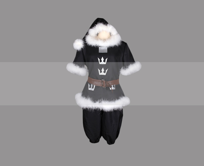Kingdom Hearts 2 Sora Santa Form Cosplay Costume