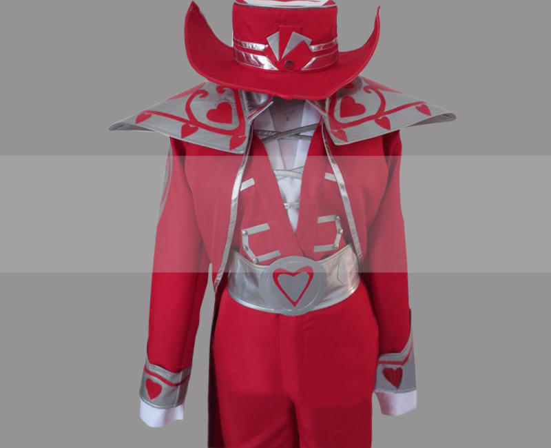 LOL Jack of Hearts Twisted Fate Cosplay Costume