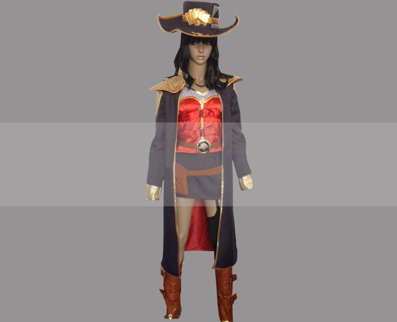LOL Twisted Fate Genderbend Cosplay Costume