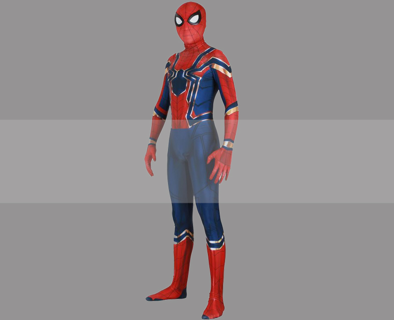 Marvel's Spider-Man PS4 Game Spiderman Iron Spider Suit Cosplay Costume