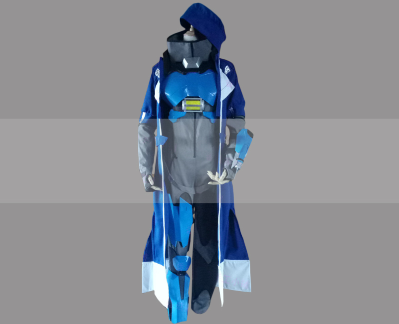 Overwatch Ana Captain Amari Cosplay Costume Outfit jacket clothing Halloween New 