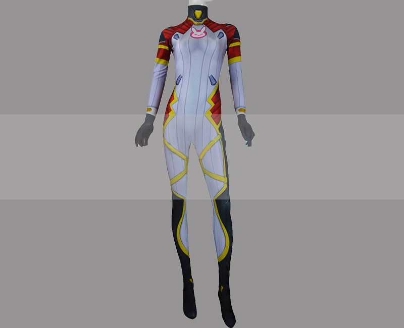 Overwatch D.Va Carbon Fiber Skin Cosplay Costume