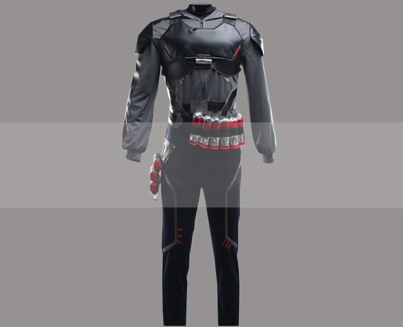Overwatch Reaper Skin Blackwatch Reyes Cosplay Costume