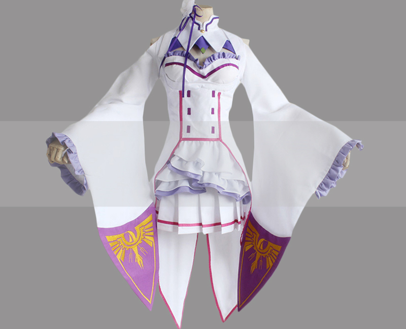 Re:Zero Emilia Cosplay Costume