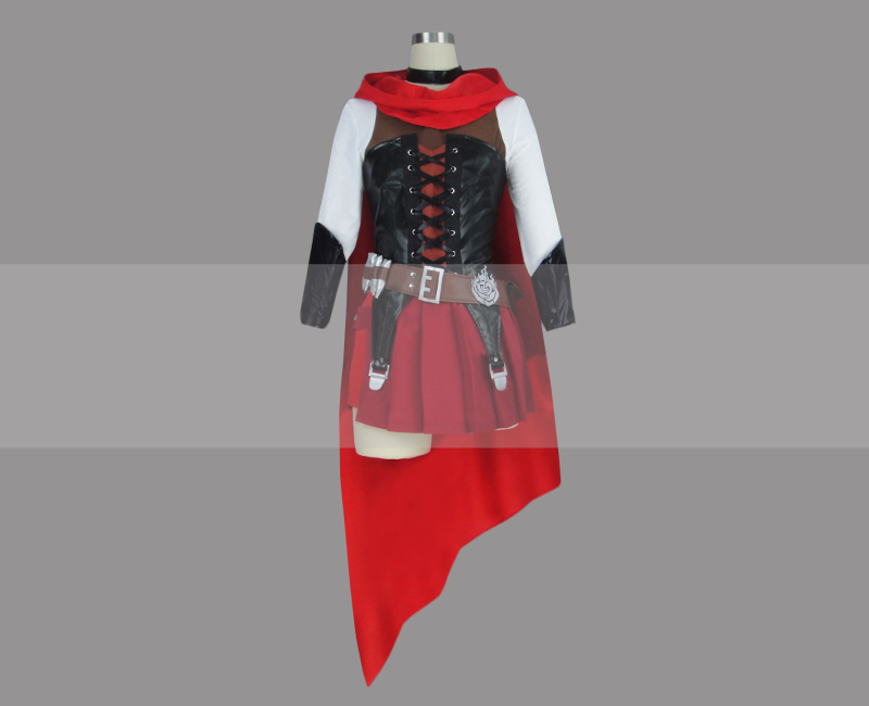 RWBY Volume 7 Ruby Rose Altas Outfit Cosplay Costume