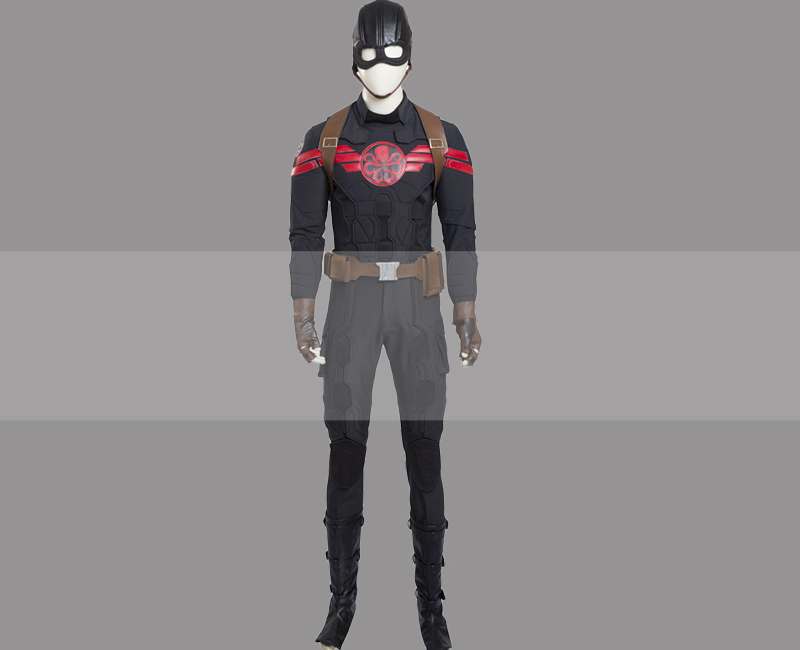 Steve Rogers Captain America Hydra Uniform Cosplay Costume