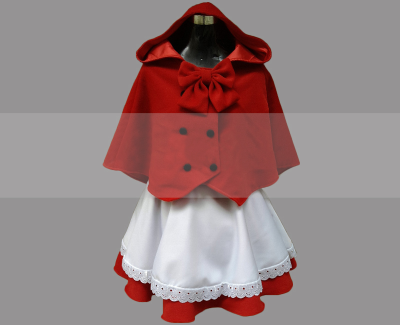 Vocaloid Gumi Little Red Riding Hood Cosplay Costume